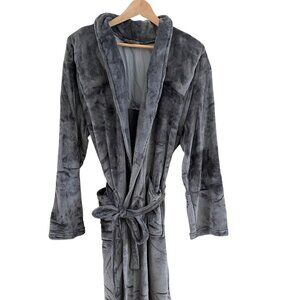 NWOT BellaRusso Therapeutic Weighted Plush Robe dark gray Unisex fits most